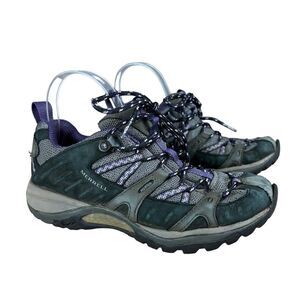 Merrell Siren Sport Black Perfect Plum Low Top Hiking Sneakers